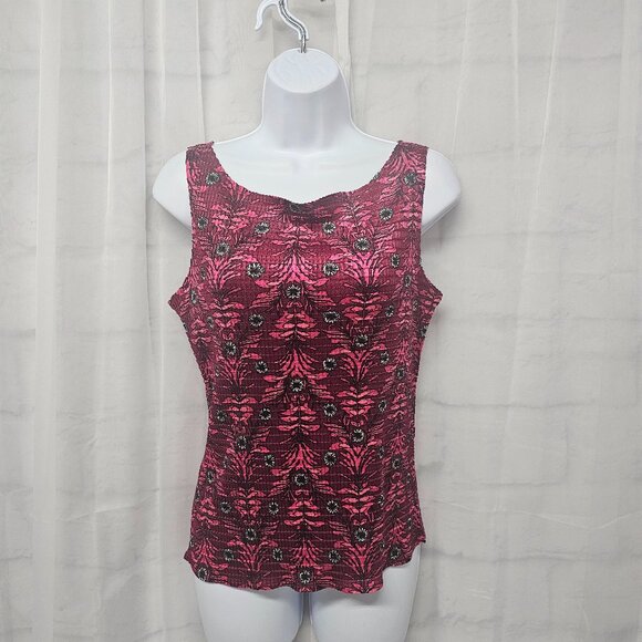 Vintage Sigrid Olsen Tank Y2K Floral Pink Whimsigoth Fairy Grunge S - Picture 10 of 10